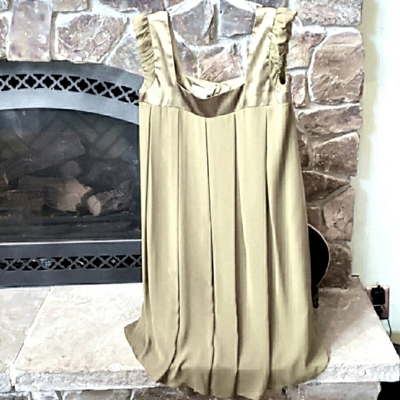 NWT London Times silk trapeze dress 8 color- kale - Picture 3 of 16
